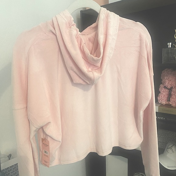 Juicy couture baby pink velour hoodie - Picture 6 of 9